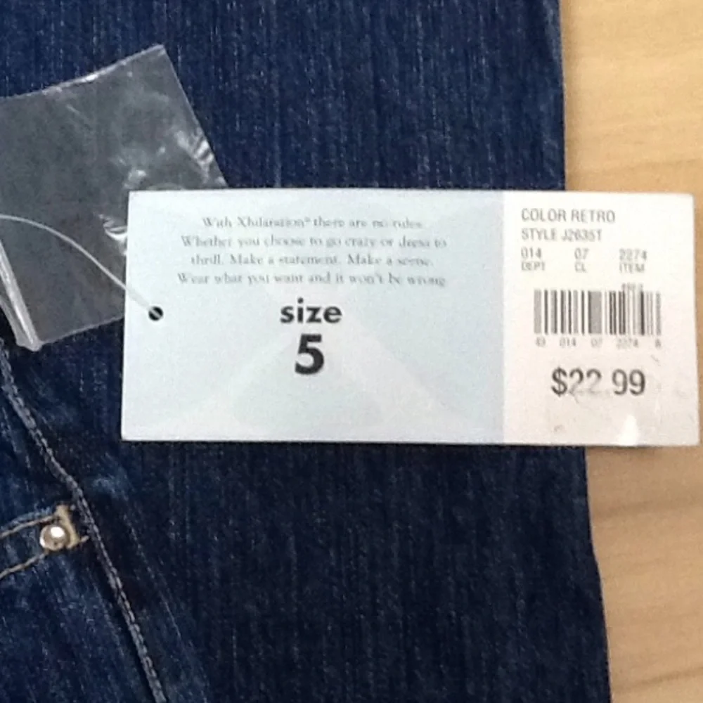 Xhilaration Rhinestone‎ Studded Jeans Sz 5 NWT